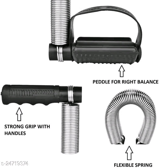 Double Spring Tummy Trimmer – Full Body Fitness Resistance Exerciser for Abs, Arms, Legs & Home Workout